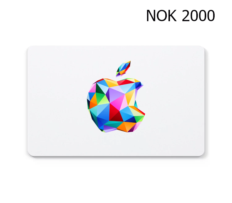 

Apple 2000 NOK Gift Card NO