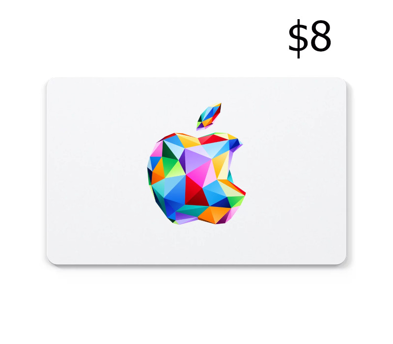 

Apple $8 Gift Card US