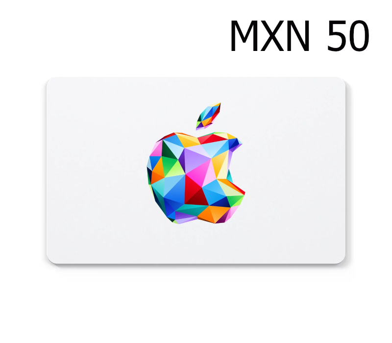 

Apple Mex$50 Gift Card MX