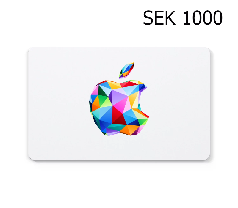 

Apple 1000 SEK Gift Card SE