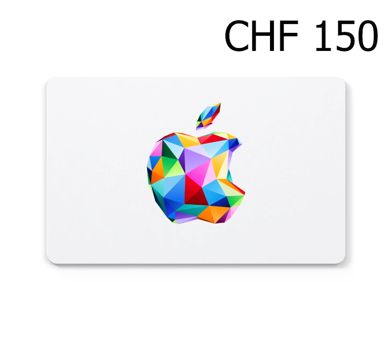 

Apple 150 CHF Gift Card CH