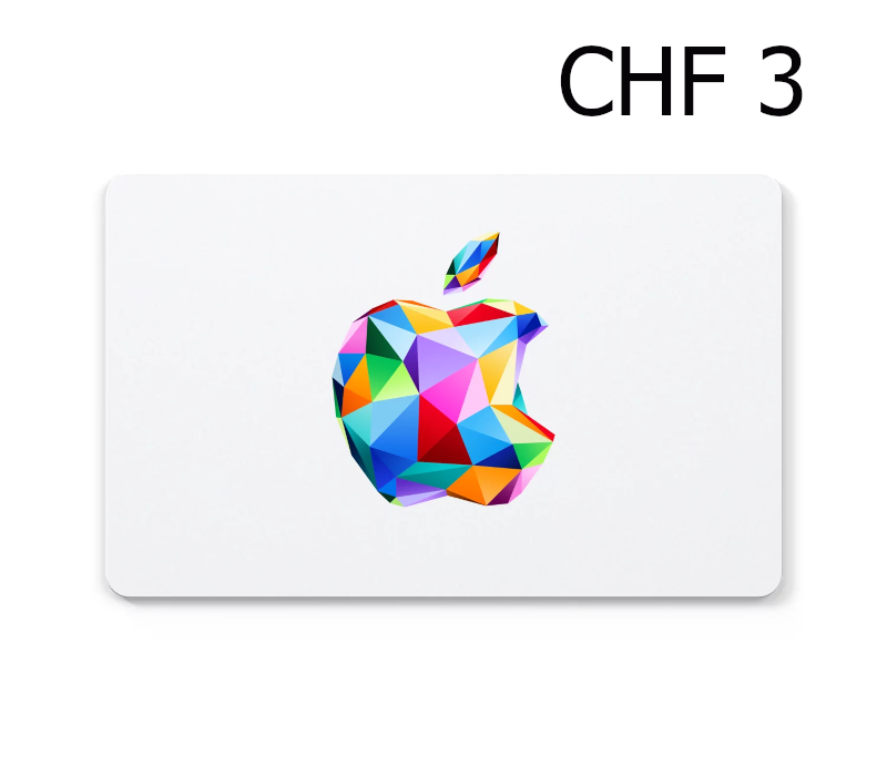 

Apple 3 CHF Gift Card CH