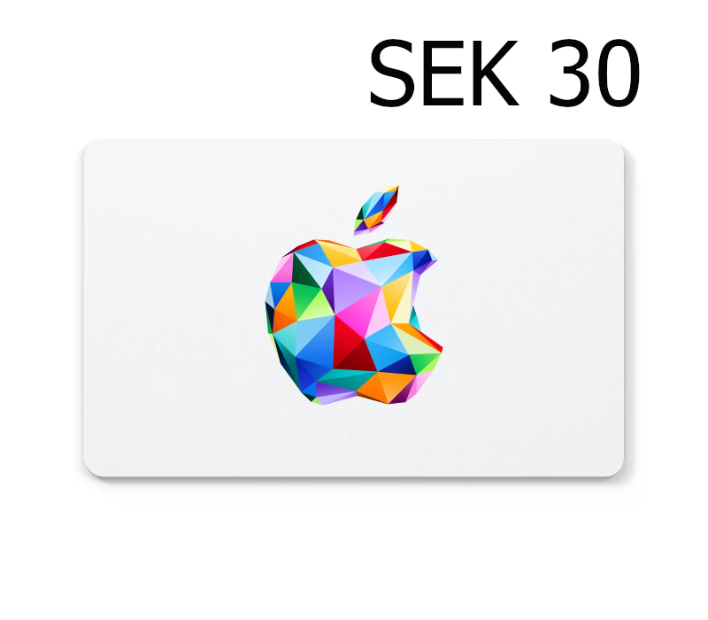 

Apple 30 SEK Gift Card SE