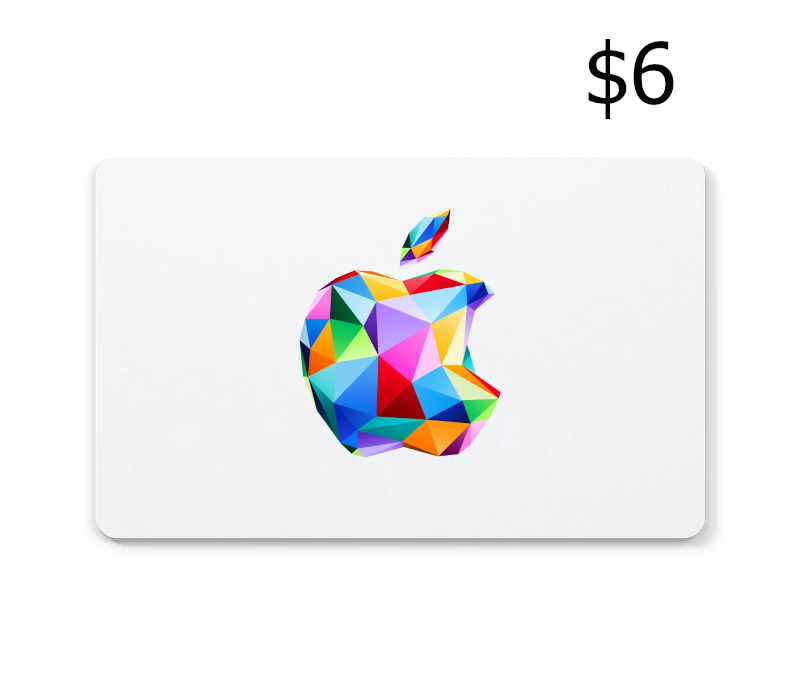 

Apple $6 Gift Card US