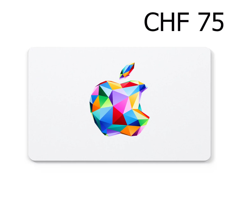 

Apple 75 CHF Gift Card CH