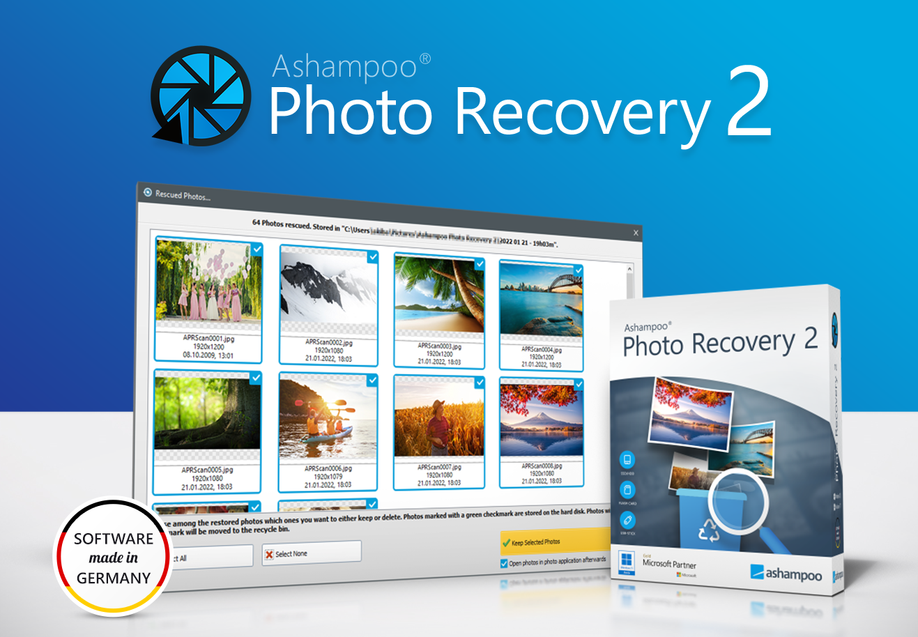 Ashampoo Photo Recovery 2 Activation Key (Lifetime / 1 PC)