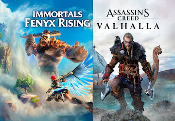 Assassin's Creed Valhalla + Immortals Fenyx Rising Bundle AR XBOX One CD Key