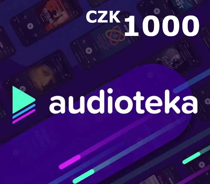 

AUDIOTEKA 1000 CZK Gift Card CZ