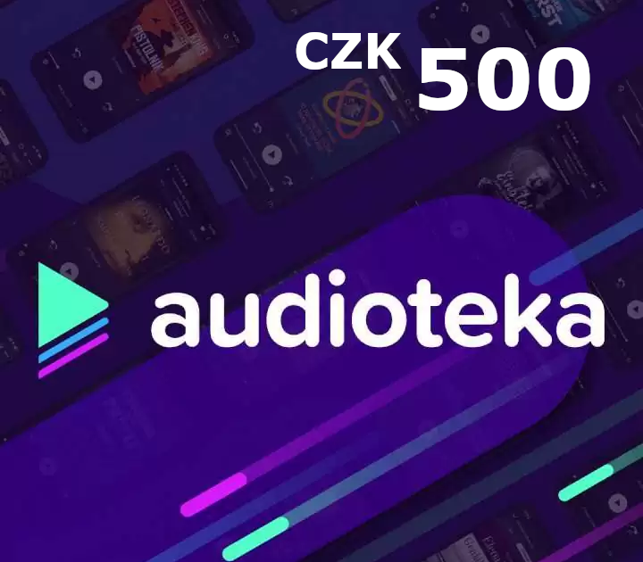 

AUDIOTEKA 500 CZK Gift Card CZ