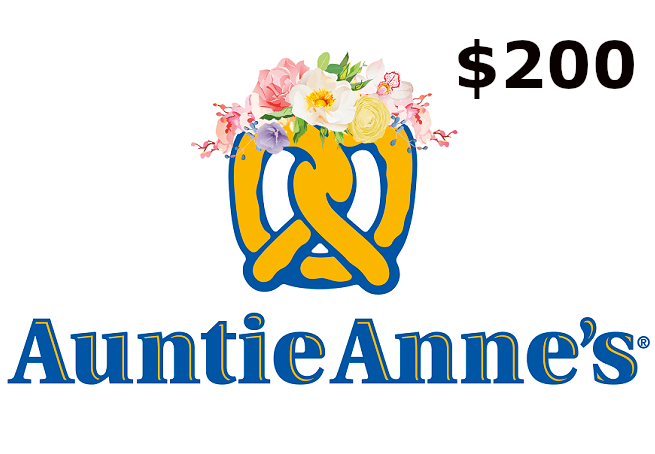 Auntie Anne's $200 Gift Card US