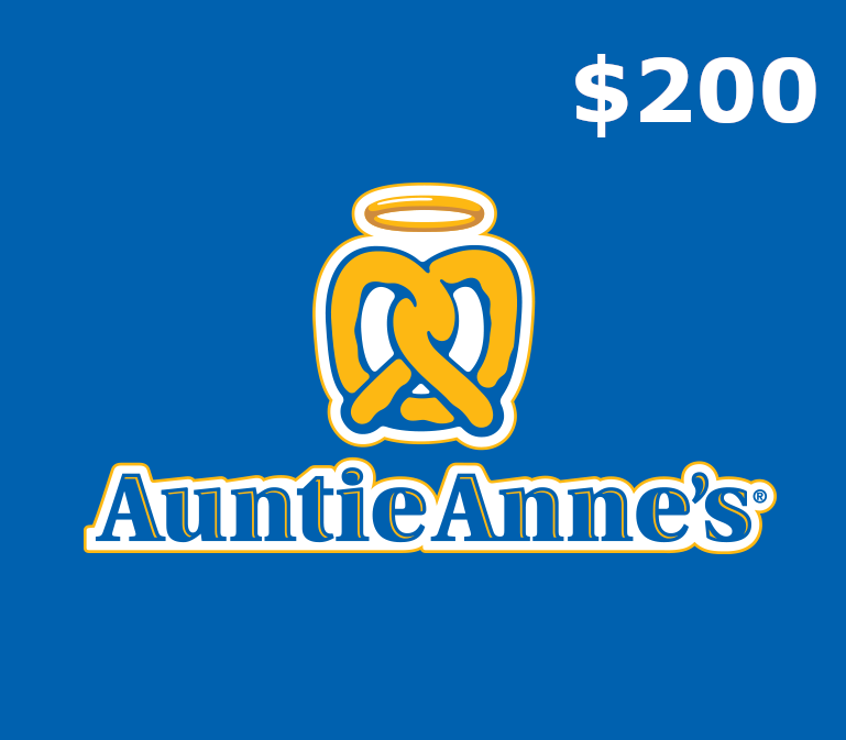 

Auntie Anne's $200 Gift Card US