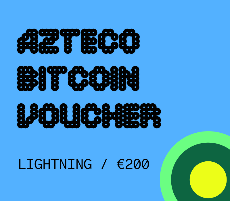 

Azteco Bitcoin Lighting €200 Voucher