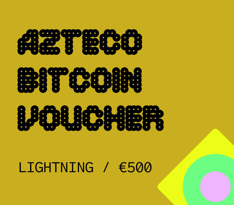 

Azteco Bitcoin Lighting €500 Voucher