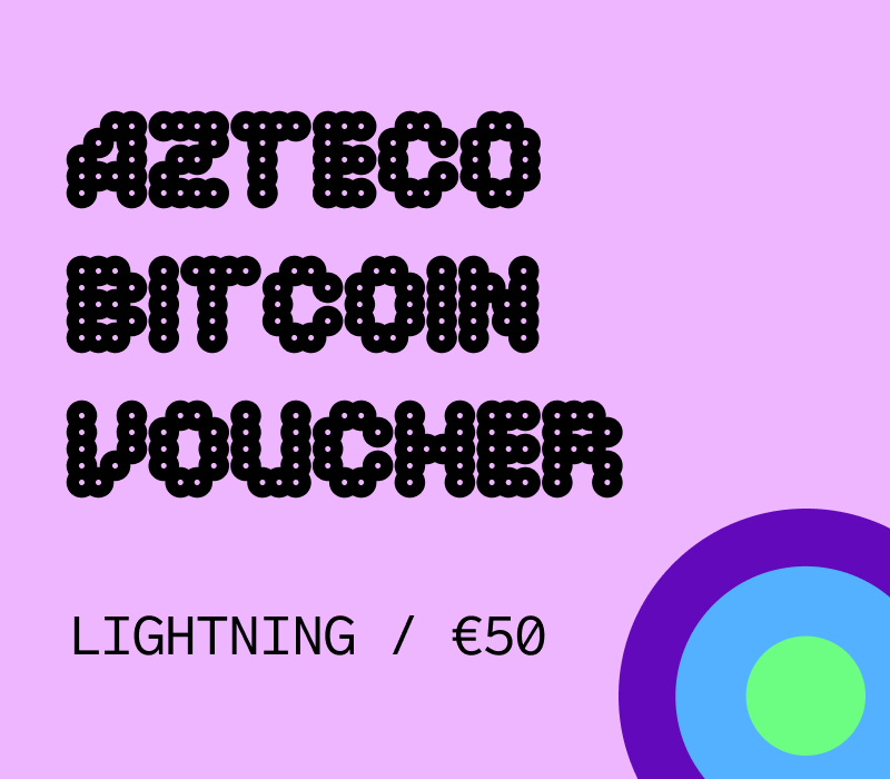 

Azteco Bitcoin Lighting €50 Voucher