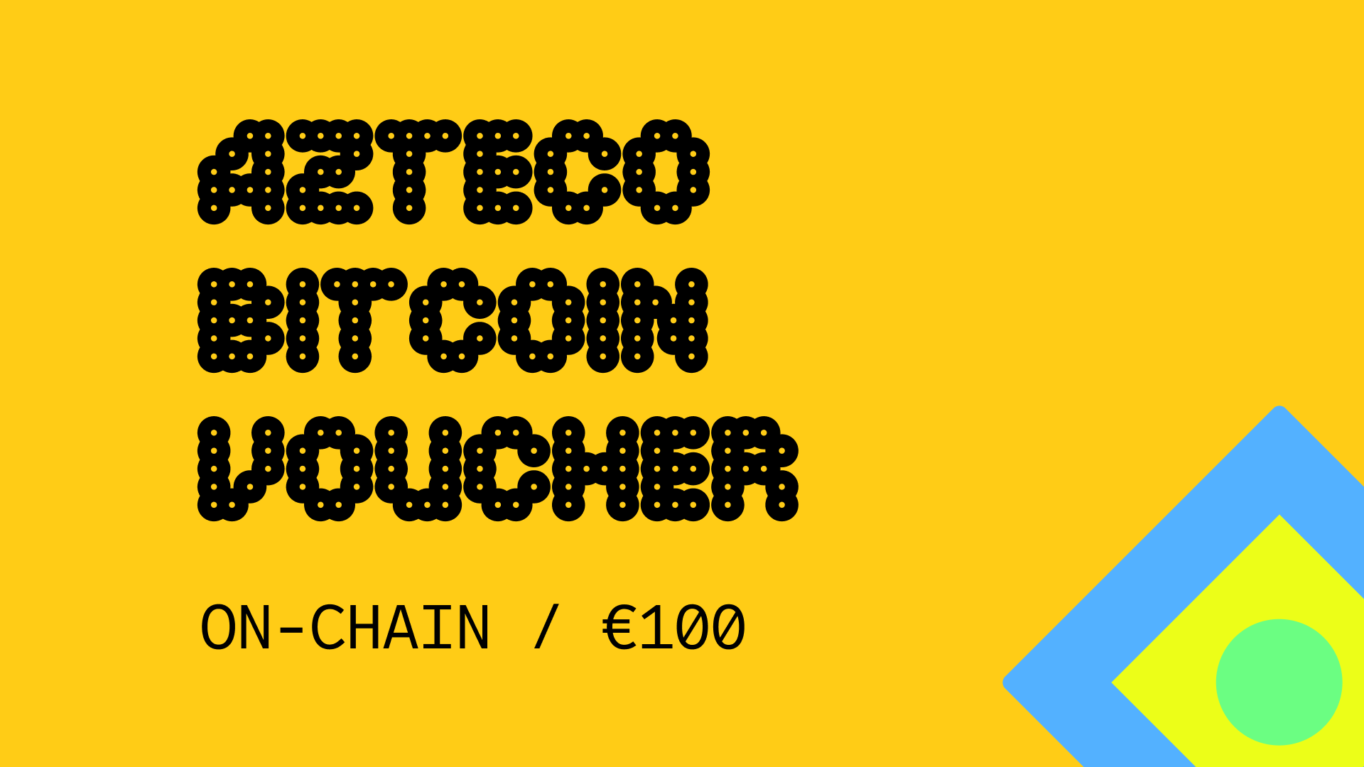 Azteco Bitcoin On-Chain €100 Voucher