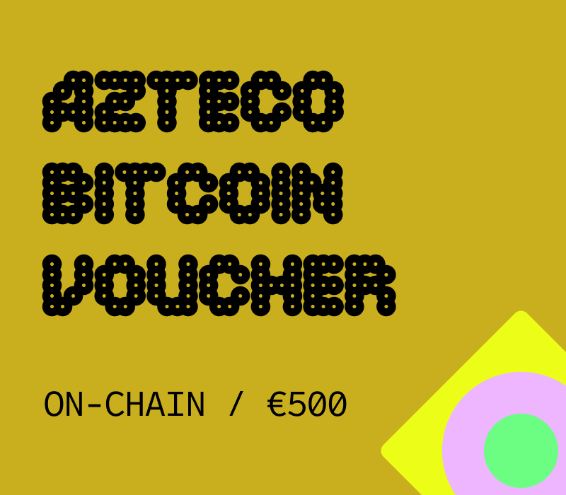 

Azteco Bitcoin On-Chain €500 Voucher