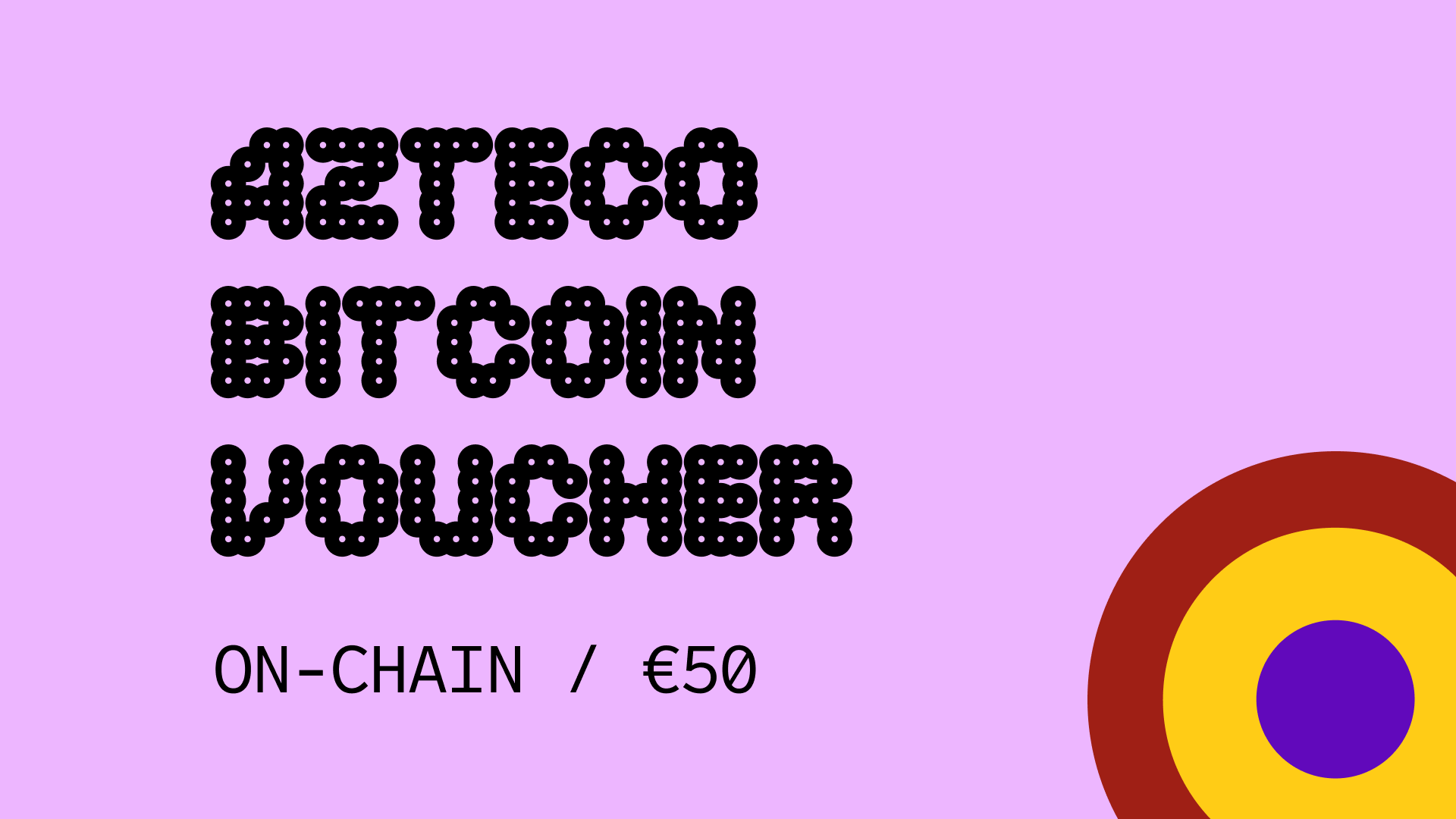 Azteco Bitcoin On-Chain €50 Voucher