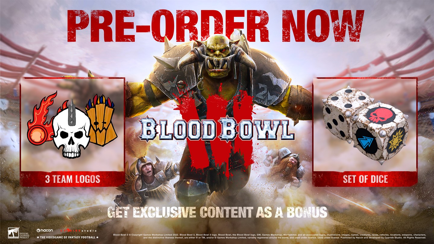 Blood Bowl 3 - Preorder Bonus EU PS5 CD Key