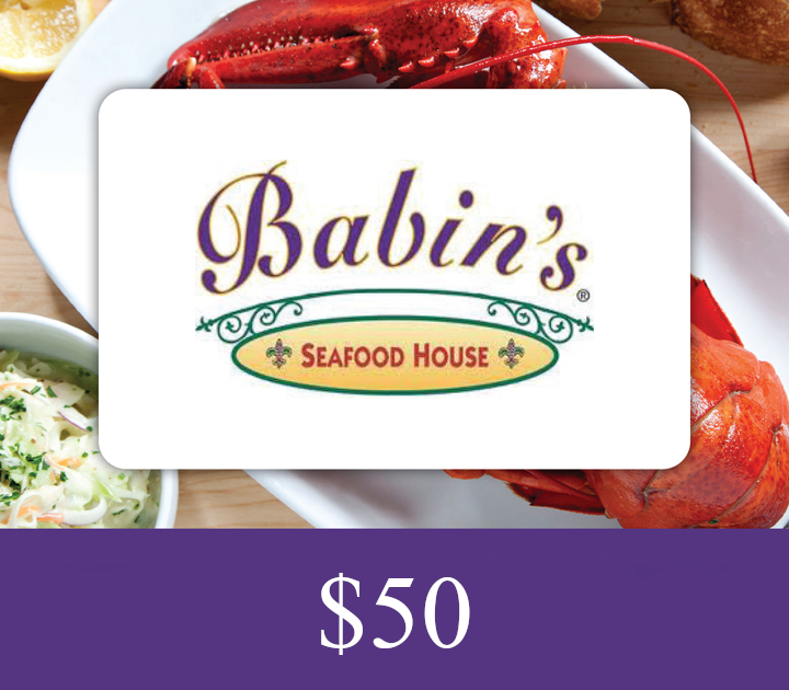 Babins Seafood House $50 Gift Card US