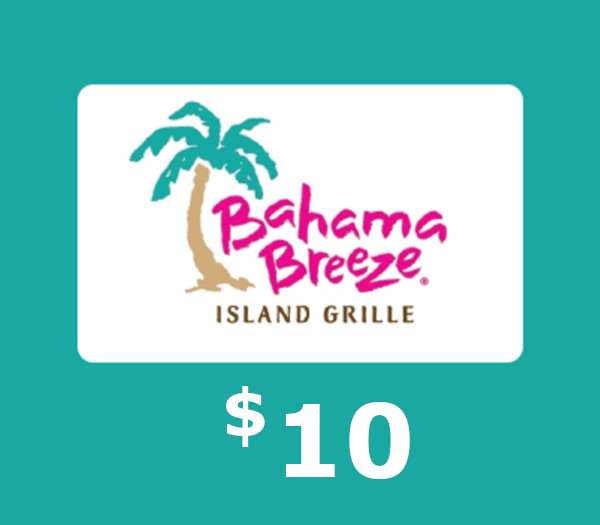 Bahama Breeze $10 Gift Card US