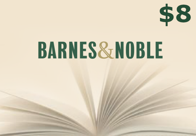 Barnes And Noble $8 Gift Card US