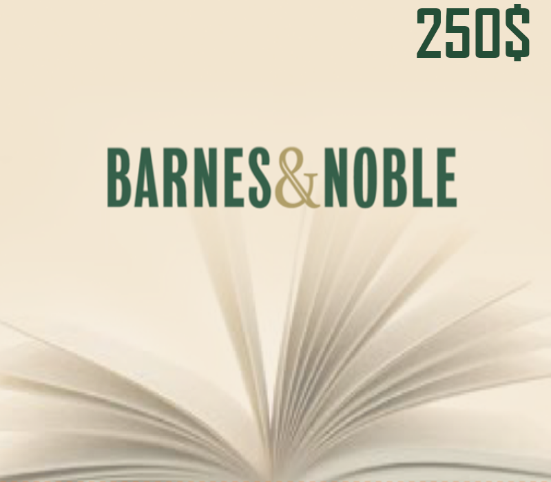 

Barnes and Noble $250 Gift Card US