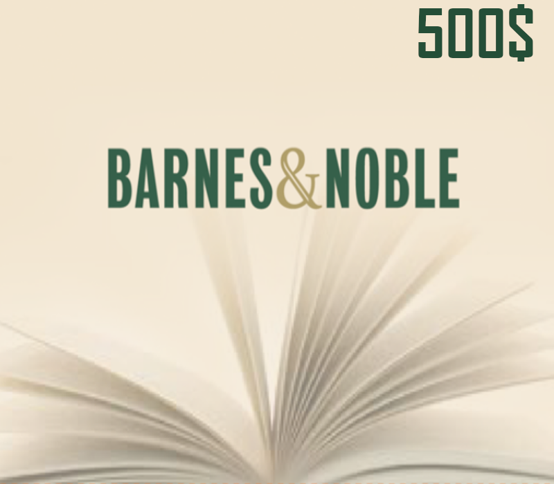 Barnes and Noble $500 Gift Card US