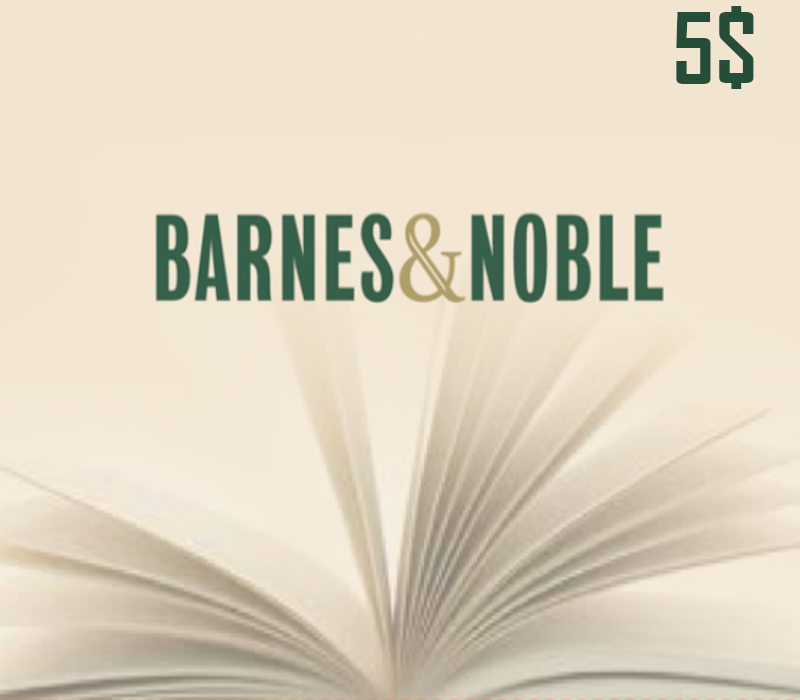 

Barnes and Noble $5 Gift Card US