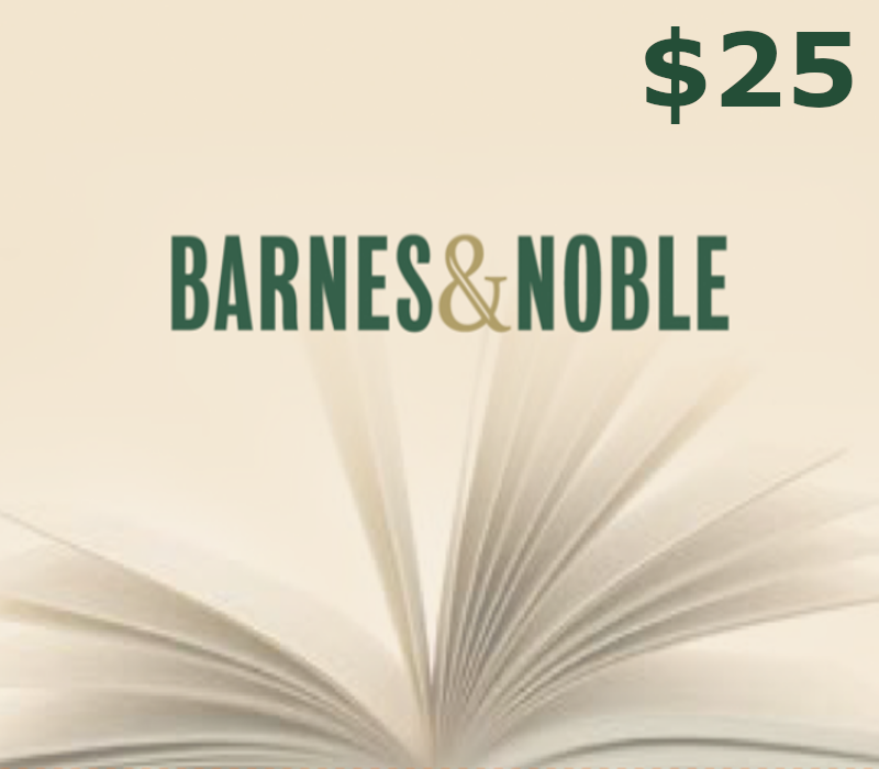 Barnes and Noble $25 Gift Card US