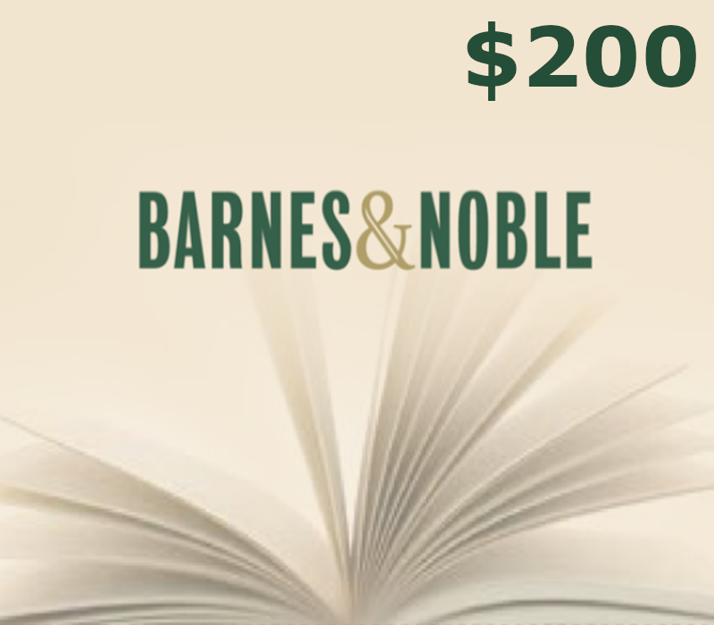 Barnes and Noble $200 Gift Card US