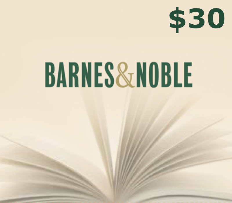 Barnes and Noble $30 Gift Card US