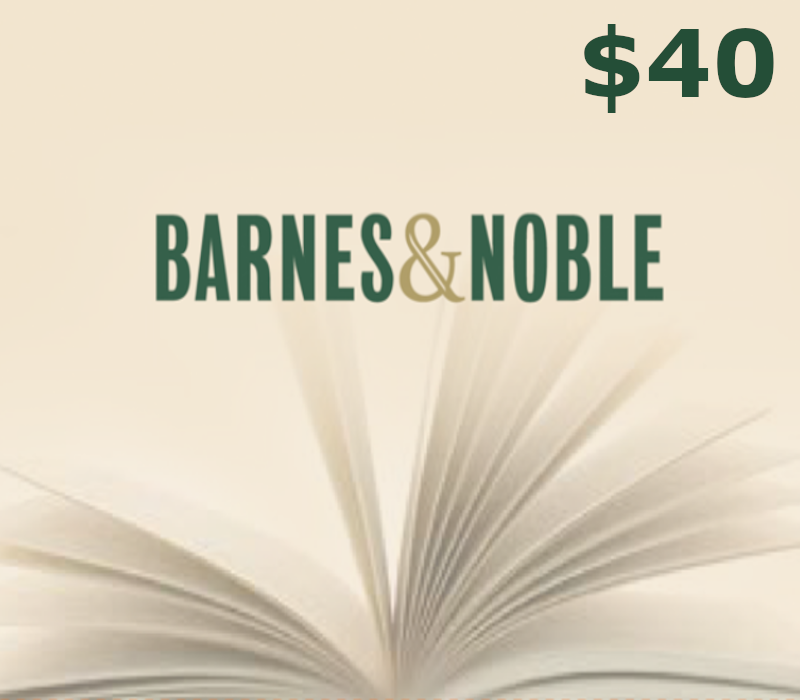 

Barnes and Noble $40 Gift Card US