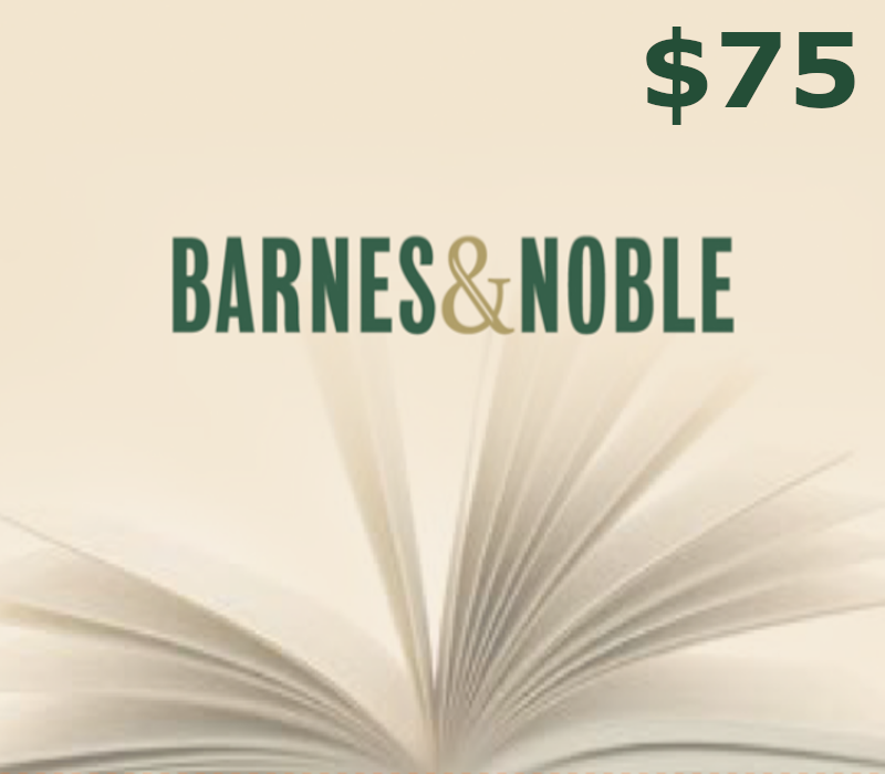 

Barnes and Noble $75 Gift Card US