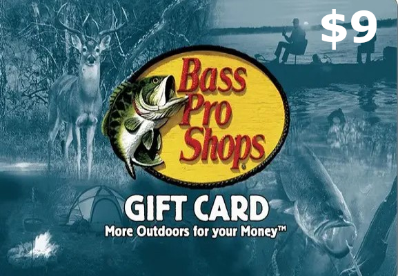 Bass Pro Shops $9 Gift Card US