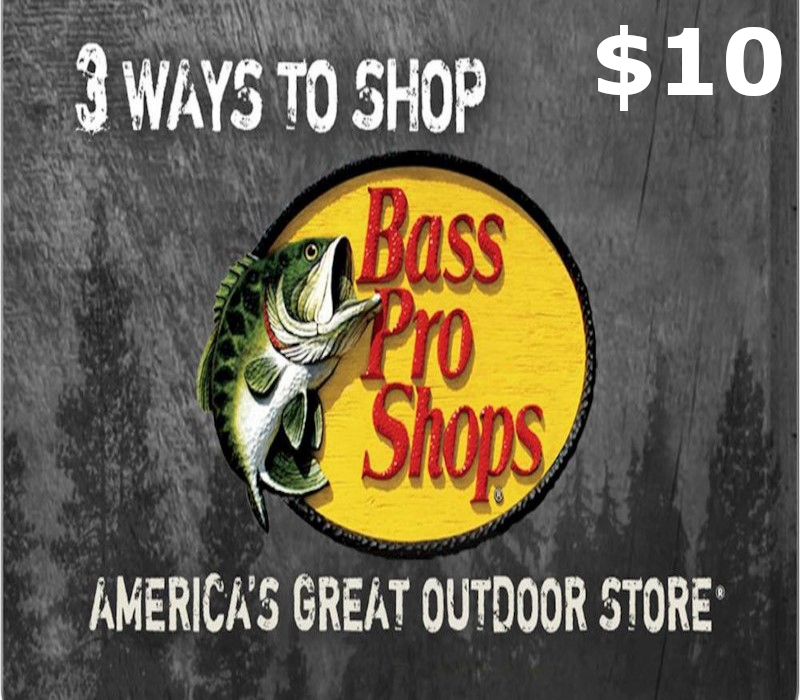 

Bass Pro Shops $10 Gift Card US