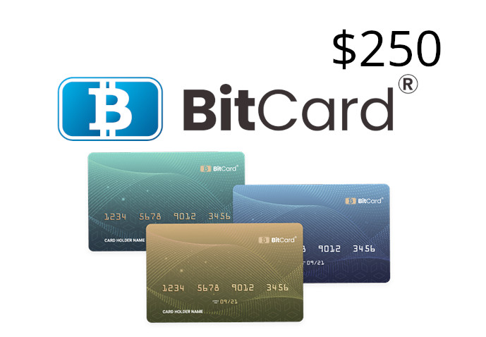 BitCard $250 Gift Card US