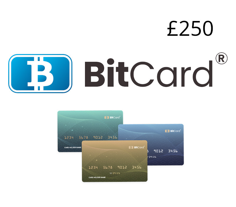 

BitCard £250 Gift Card UK