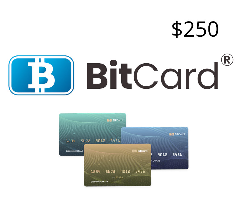 

BitCard $250 Gift Card US