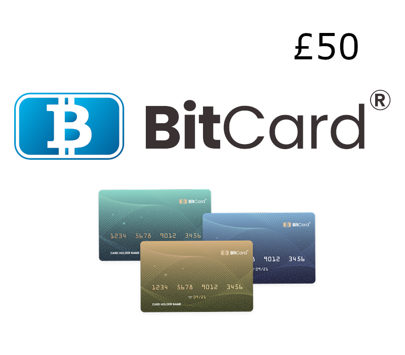 

BitCard £50 Gift Card UK