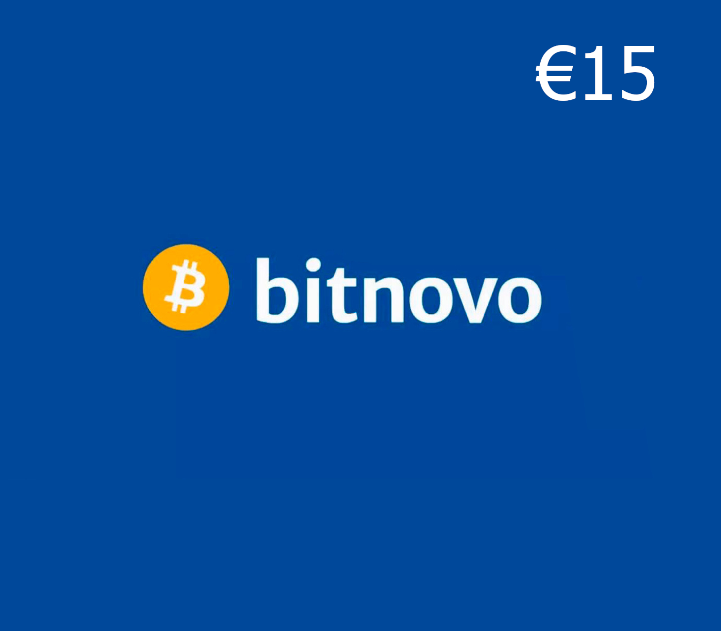 

BitNovo Crypto Card €15 EU