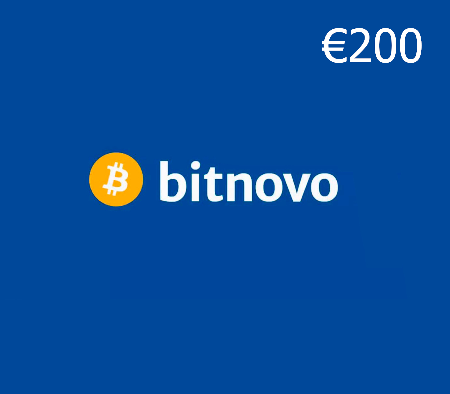 BitNovo Crypto Card €200 EU