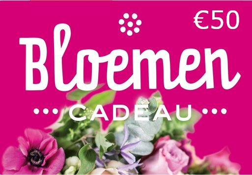 Bloemen Cadeau €50 Gift Card NL