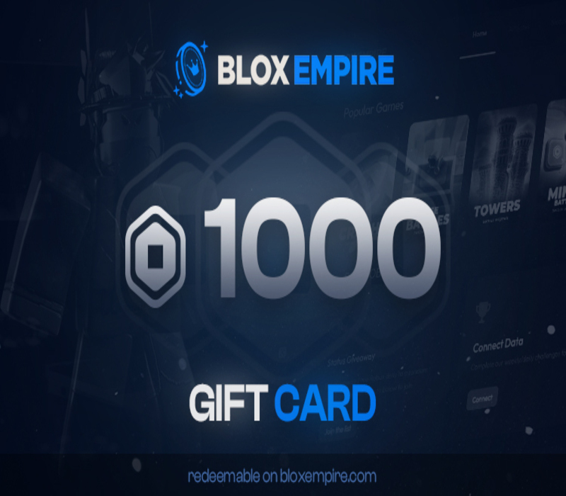 

Bloxempire 1,000 Balance Gift Card