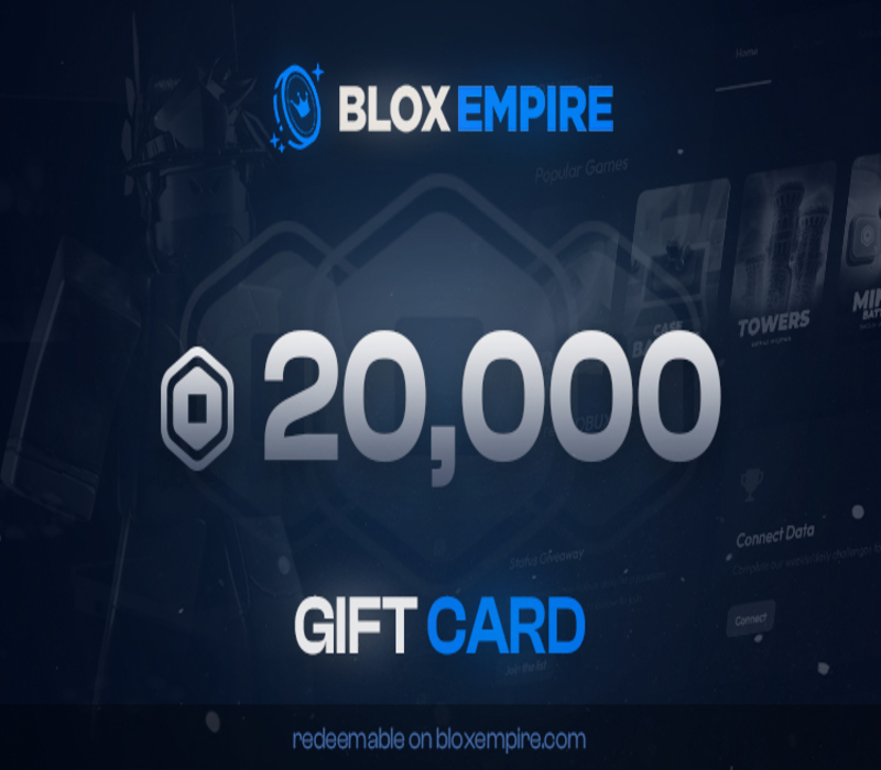 

Bloxempire 20,000 Balance Gift Card