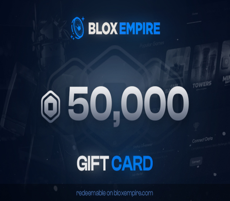 

Bloxempire 50,000 Balance Gift Card