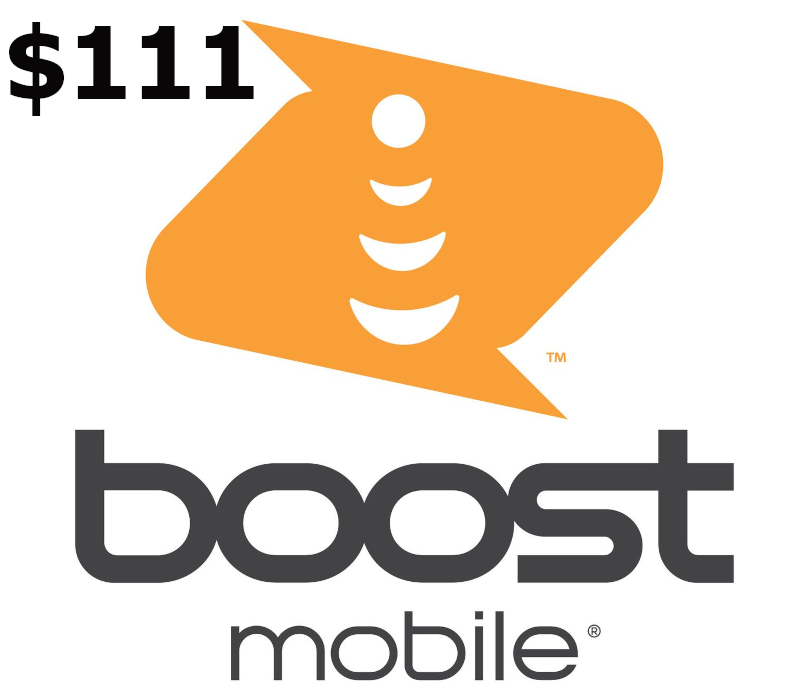 

Boost Mobile $111 Mobile Top-up US