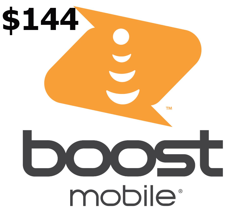 

Boost Mobile $144 Mobile Top-up US