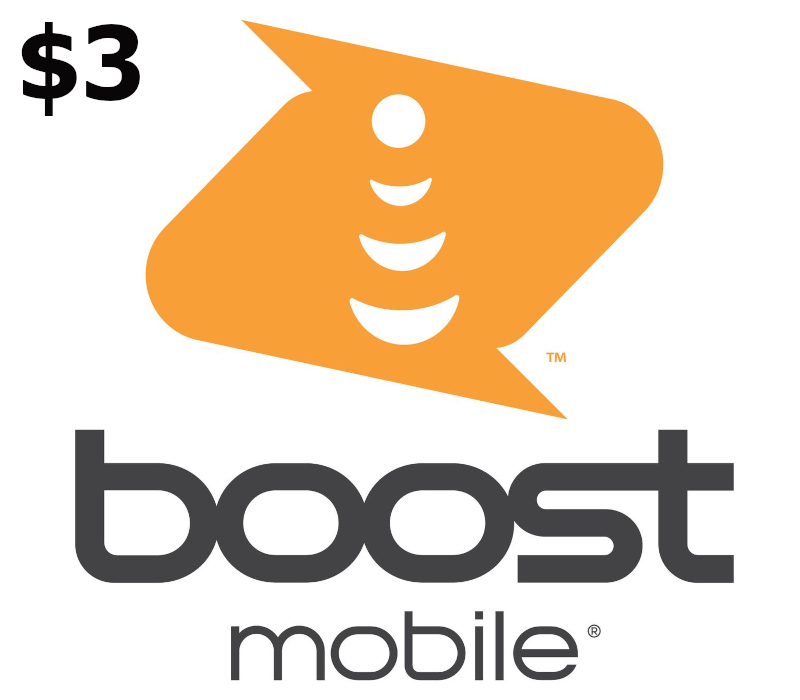 

Boost Mobile $3 Mobile Top-up US