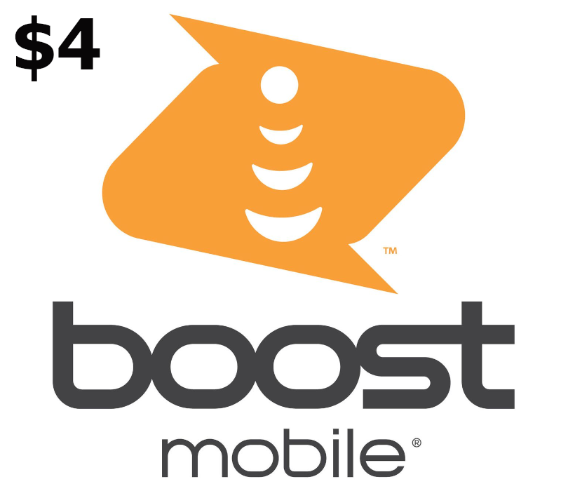 

Boost Mobile $4 Mobile Top-up US