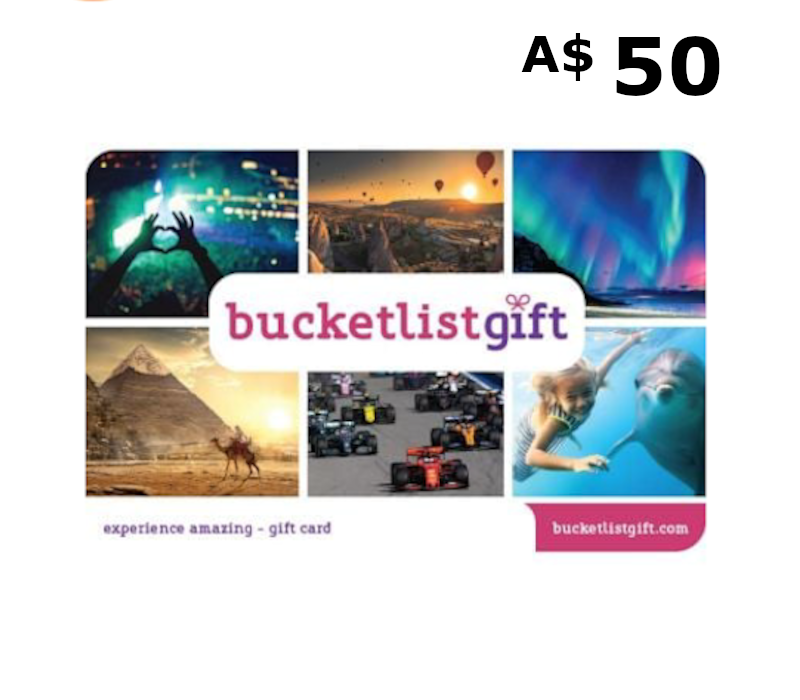 

BucketlistGift A$50 Gift Card AU